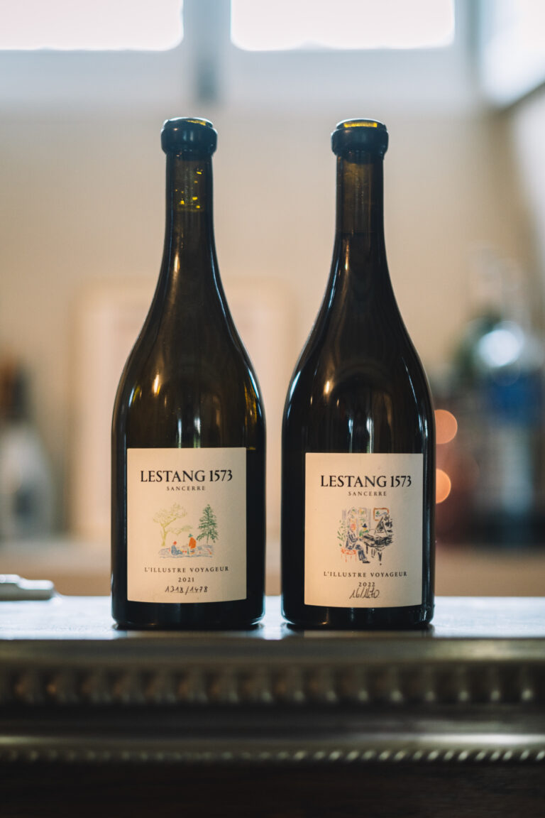 Bouteilles de Lestang 1573 cuvée L'illustre Voyageur 2021 et 2022